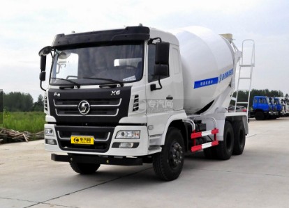 陜汽軒德后雙橋8-10方攪拌車